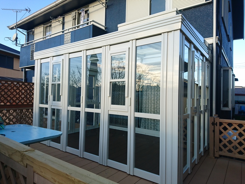 ワンちゃんと暮らす余裕の充実した空間づくり（足利市島田）・・・サンルーム「暖蘭物語」