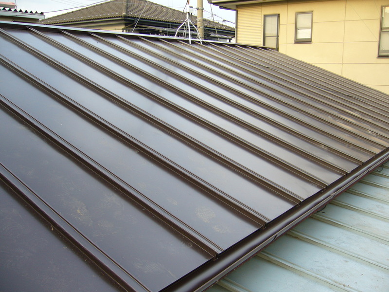 堀込の平屋葺き替え＜スレート瓦→ガルバ桟葺き＞：栃木県足利市